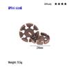 Intelligence Puzzle Zinc Alloy Disentanglement Rings - Unlock Nine Linked Rings Kongming Luban Lock Educational Toy