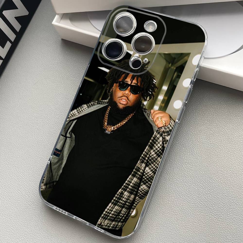 Rod Wave Singer Silicone Phone Case Material For iPhone 17 16 15 11 12 13 14 Pro Max Mini Plus Soft TPU