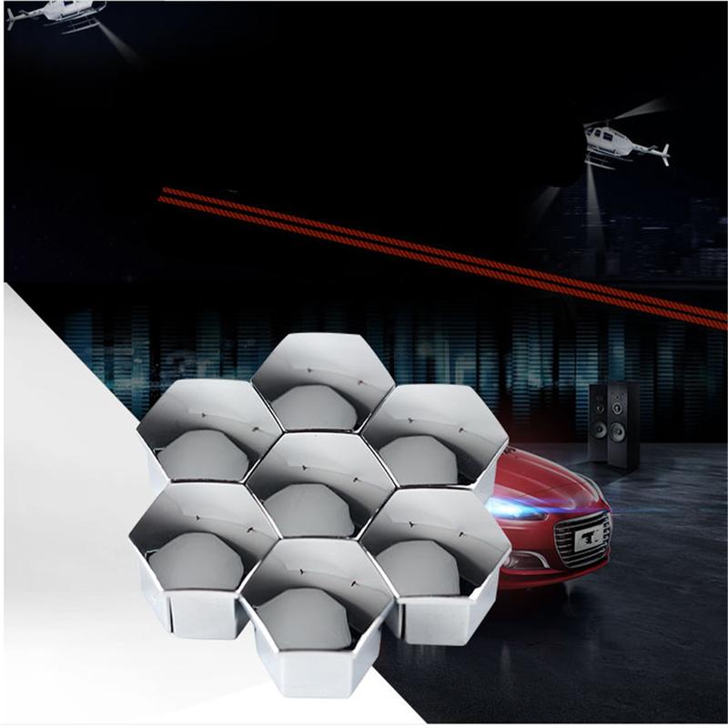 20pcs Car Wheel Nut Caps Caps Anti-Rust for Ford Focus Fusion Escort Kuga Ecosport Fiesta Falcon Mondeo Taurus MUSTANG