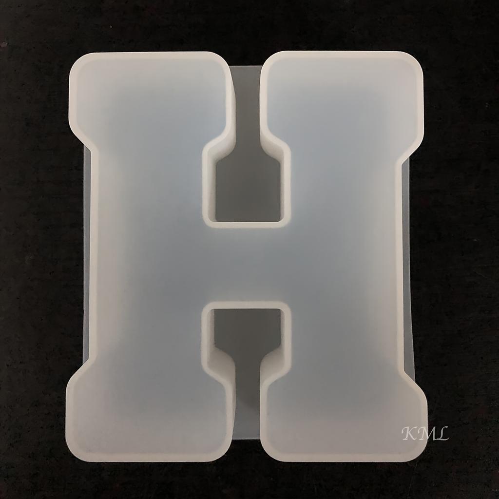 26 Stück Silikonform für englische Buchstaben, 10 Silikonformen für Ziffern, 26 Buchstaben- und Zahlenformen Handgefertigter Buchstaben-Harzguss