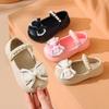 EVA Girls Princess Bow Loafers - Chinese Style, Soft Sole, Non-slip Shoes for Spring/Autumn