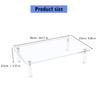 Laptop Computer Support Rack Space Saving Monitor Risers Transparent Clear Acrylic Printer Stand for Home and Office