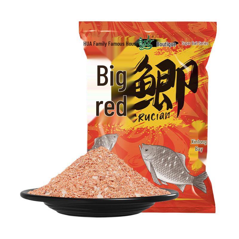 Fahrenheit Big Red Crucian Carp Bait: High-Flavor, Long-Lasting, Strong Attractant, Perfect for Crucian Carp Fishing.