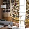 Christmas Tree Lights Christmas Theme Tulle Curtains For Living Room Decoration Modern Chiffon Sheer Voile Christmas Curtains