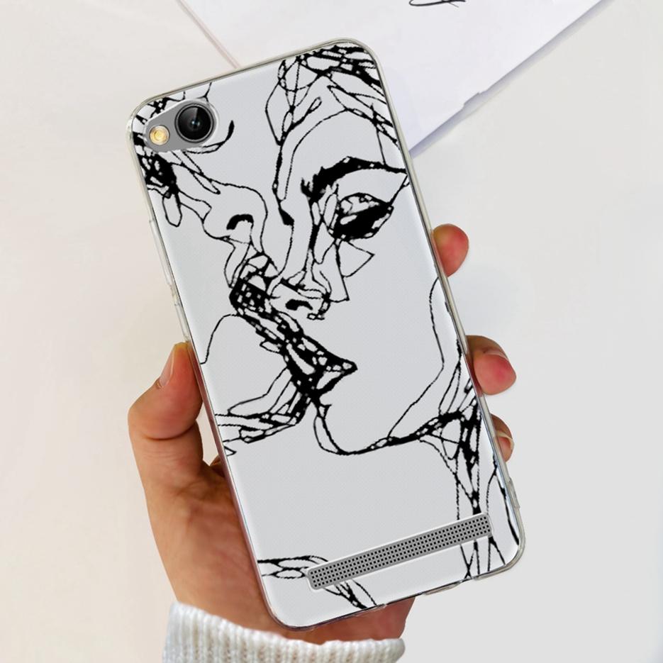 For Xiaomi Redmi 5A Case Redmi 4A Stylish Painted Cover Soft Slim Phone Case For Xiaomi Redmi 4A 5A Redmi5A Back Cover TPU Funda