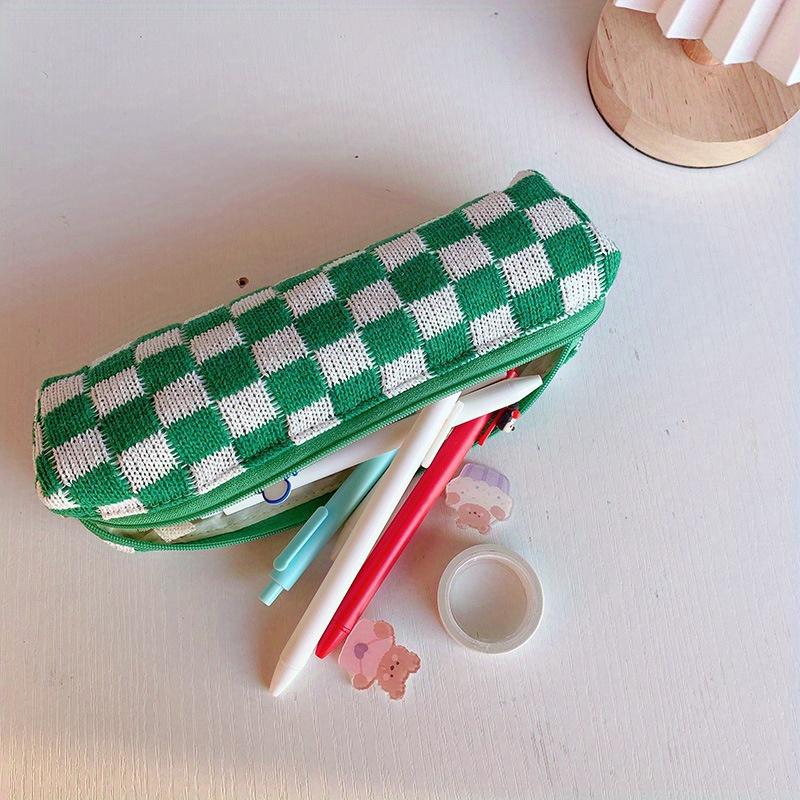 Kawaii Pencil Cases Cosmetic Lipstick Coin Purse Storage Bag Cute Women Makeup Handbags School Stationery Pouch Pen Bag Supplies