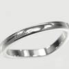 CARTIER Ballerina curve Ring Pt950Platinum/diamond #4.1(US Size) 2.87g Women Used
