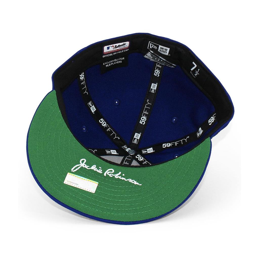2025 Jackie Robinson Tag Modellkappe RC59FIFTY Brooklyn Dodgers MLB JACKIE ROBINSON TAG RETRO KRONE Kappe Retro Krone BROOKLYNS DODGERS Hut Sz [New Era]