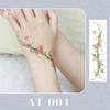 Rikaron Laser-Engraved Rose Tattoo Sticker – Non-Reflective Cute Collarbone Design