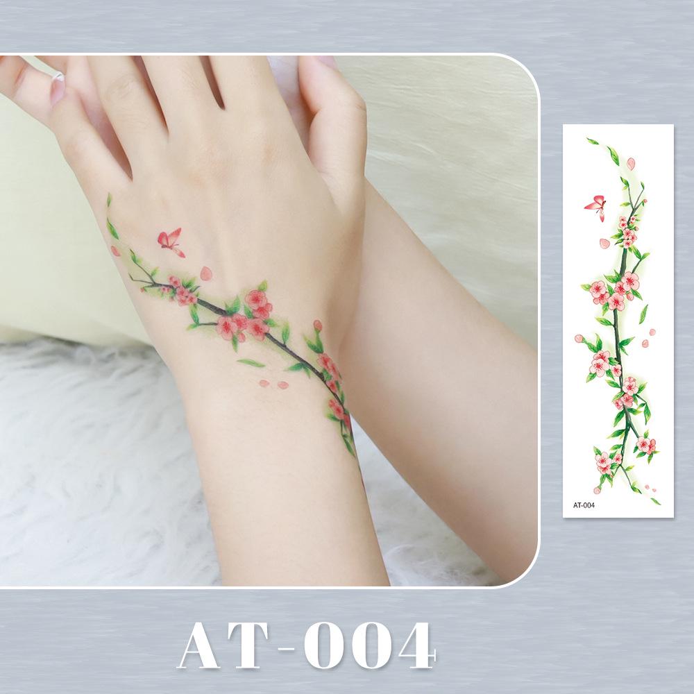 Rikaron Laser-Engraved Rose Tattoo Sticker – Non-Reflective Cute Collarbone Design