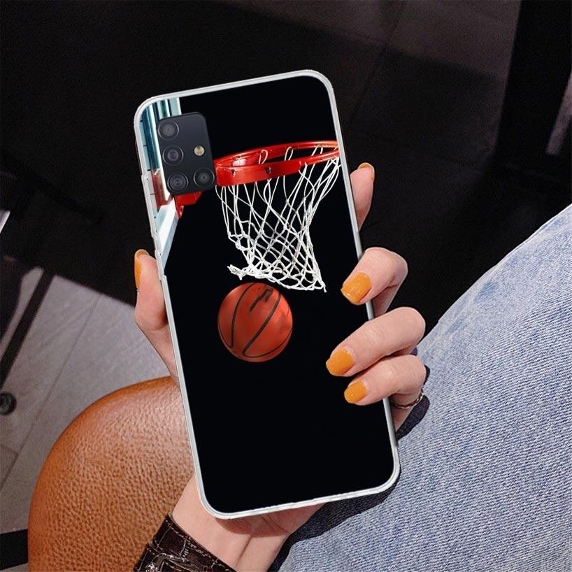 Basketball Basket Play Phone Case For Samsung Galaxy A52 A32 A22 A12 A51 A31 A50S A30S A20S A10S Note 20 Ultra 10 Plus S10 A72 A
