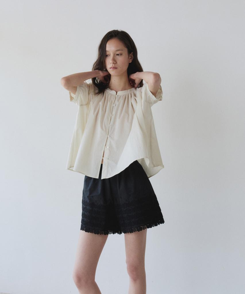 Ieoning Drape Raglan Blouse, Light Beige
