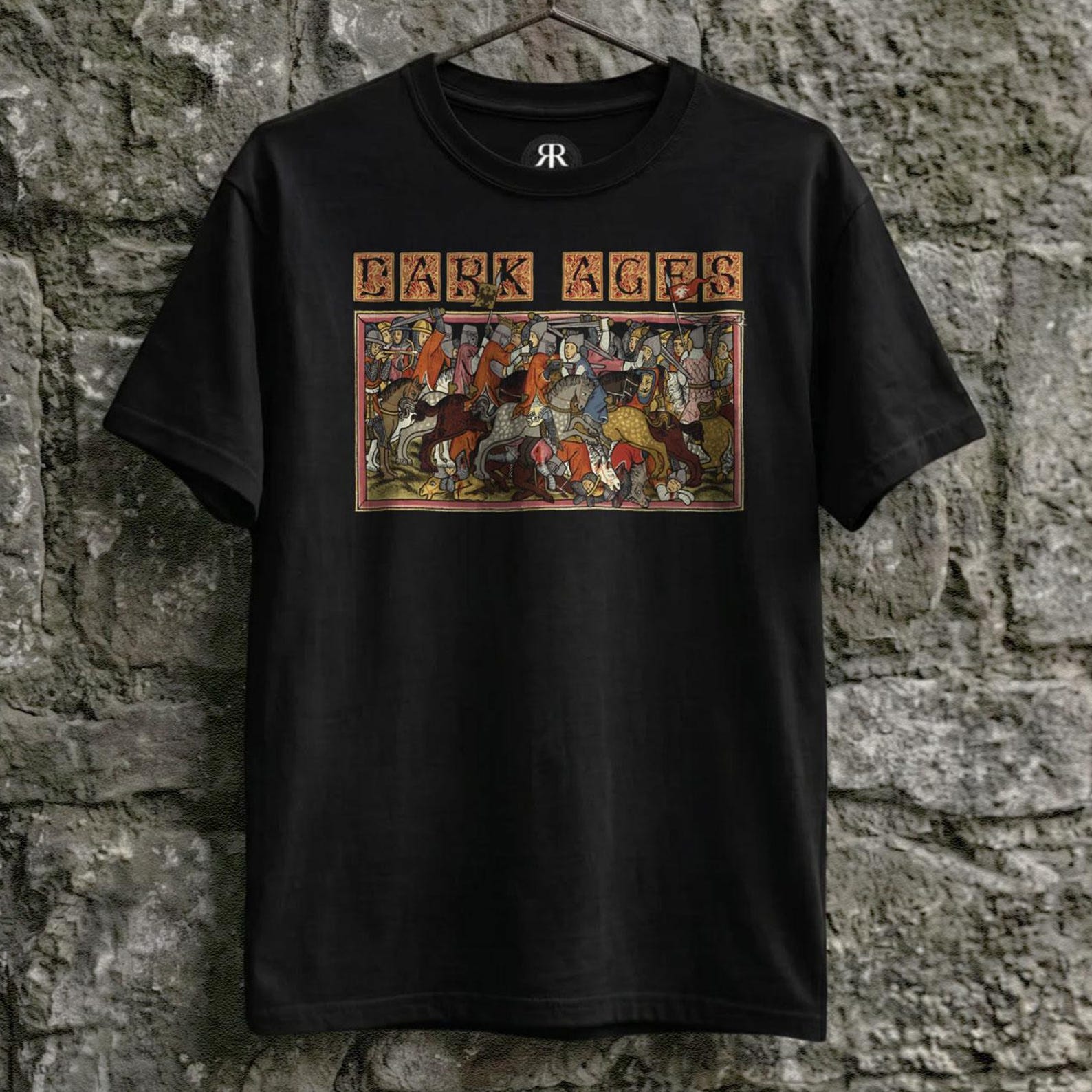 Dark Ages Shirt, Medieval Battle, Medieval History 4XL