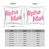 Alpha Male Letter Art Pillow Case Design Pillow Cover For Chair Sofa Home Decor Morden Pillowcases