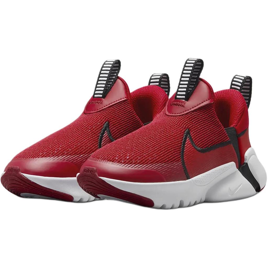 Nike Flex Plus 2 Comfortable Non-Slip Durable Low-Top Casual Shoes Kids Sneakers Red White DV9000-602
