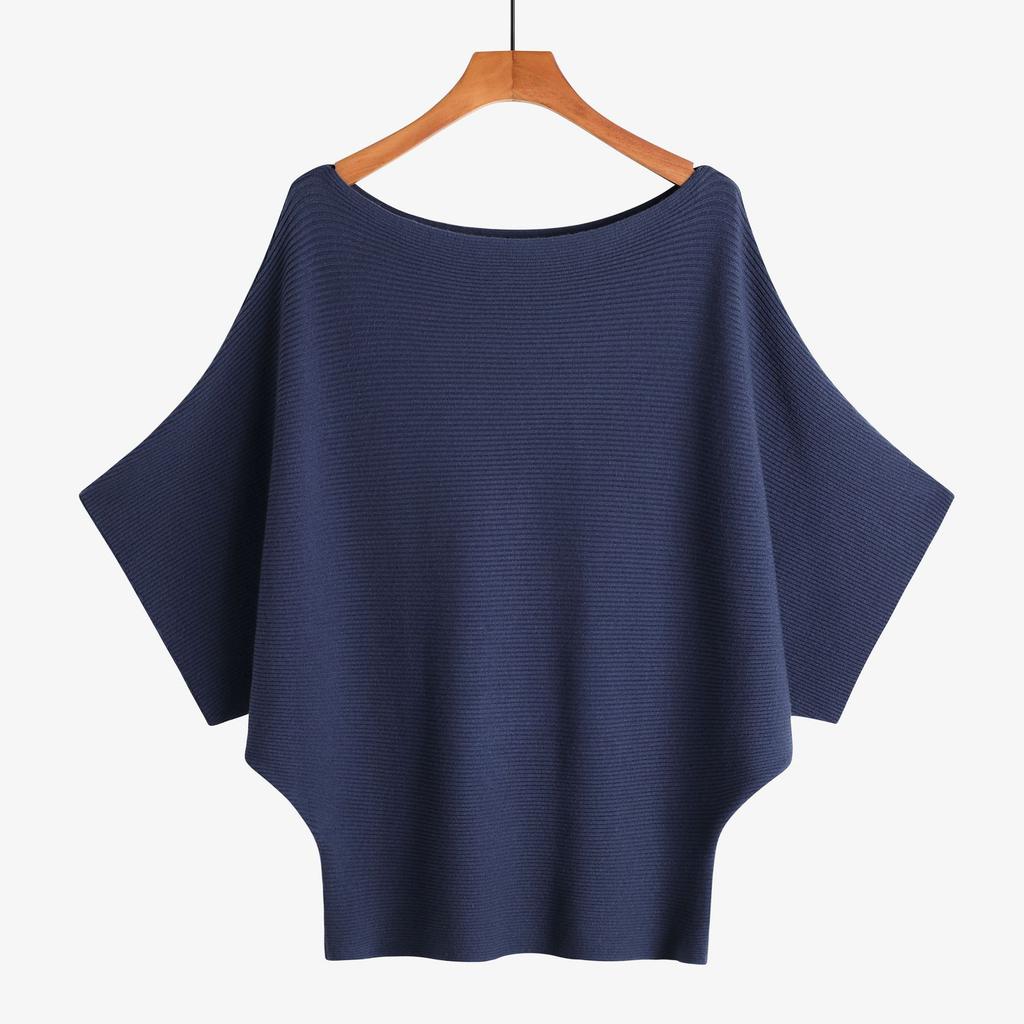 Loose Batwing Sleeve Tops In Multiple Colors