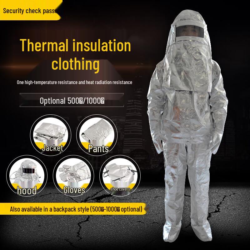Sanmao 500°C Aluminum Foil Fire & Heat Insulation Suit