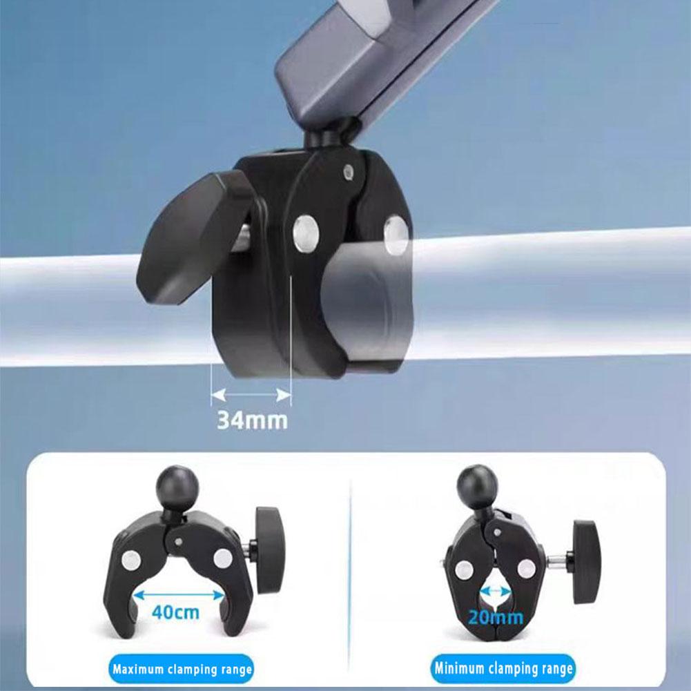 360° For Gopro Hero Bike Bicycle Motorcycle Handlebar Handle Bar Mount Holder for SJCAM DJI Osmo Insta360 X4 Camera Accessories