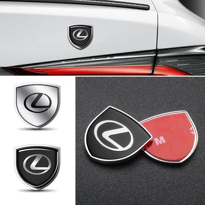 Car Styling Logo Car Body Fender Stickers Decoration For LX600 LX470 RX IS GX460 GX UX250h GX470 RX400h RX350 LX570 IS250