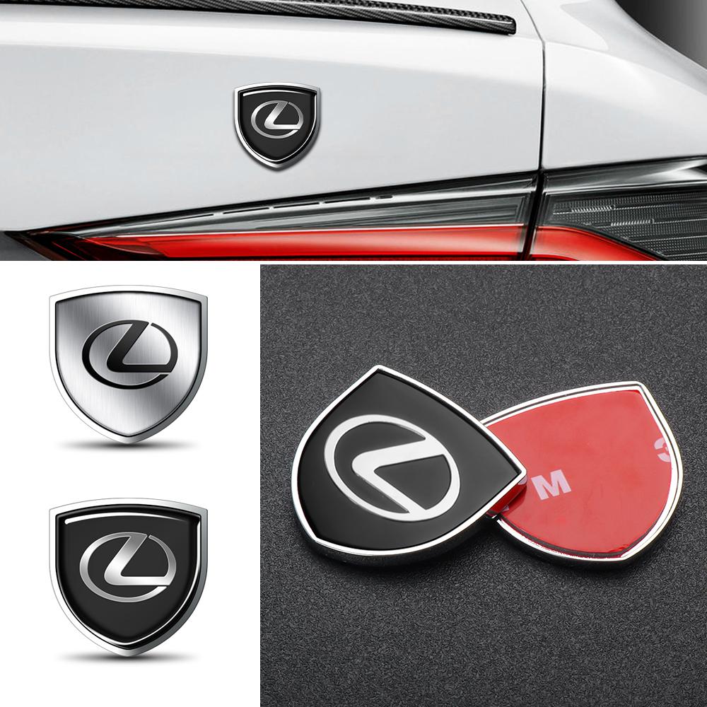 Car Styling Logo Car Body Fender Stickers Decoration For Lexus LX600 LX470 RX IS GX460 GX UX250h GX470 RX400h RX350 LX570 IS250