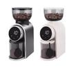 Adjustable Electric Coffee Grinder with Steel Core & Timer for Italian Coffee