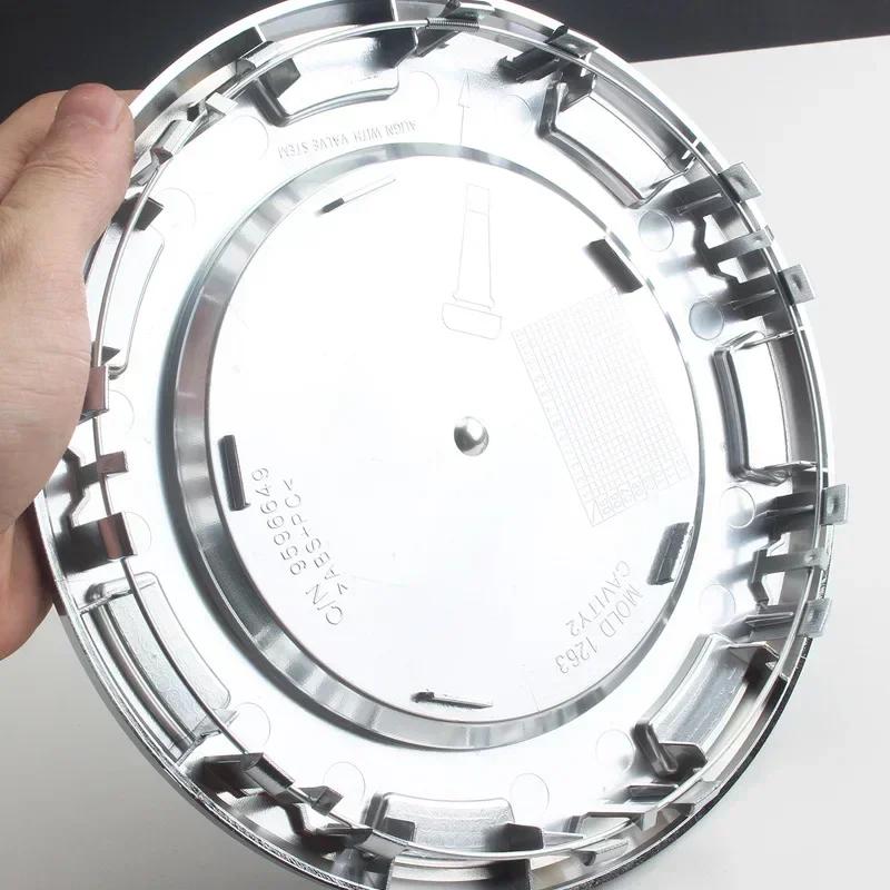 4 Stück/Set 20CM Auto Radnabenkappen für Cadillac Escalade Auto Reifen Logo Emblem Außen Zubehör Umbau Dekoration