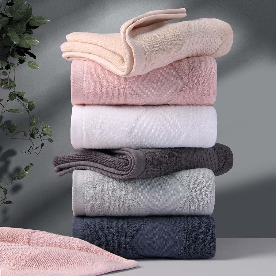 100% A-Grade Antibacterial Cotton Bath Towel - Thick, Soft, Absorbent, Quick-Drying, Adult Size Washcloth