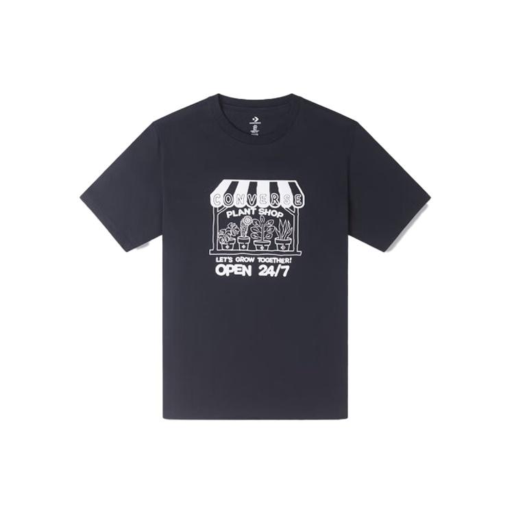 Converse Grow Together Plant Shop Tee Asia Sizing Black Men s 10025851-A01 S