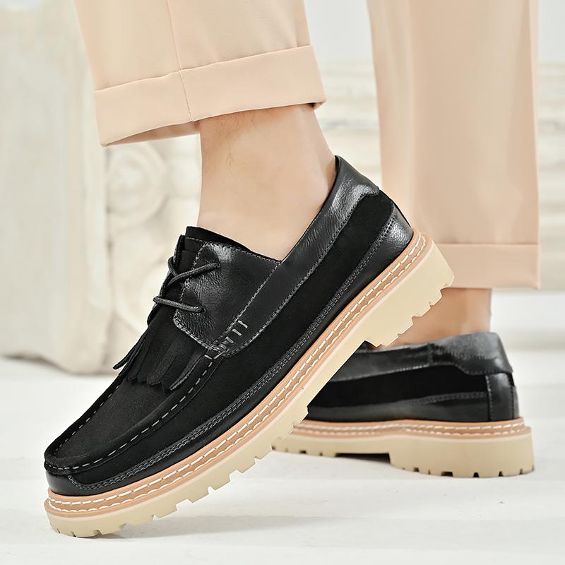 Fashion Four Seasons Men's Casual Shoes Fashionable British Style Daily Office Outdoor Leisure Business Party Trendy Youth Shoes