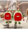 Wassermelone Frischer Cartoon Rucksack 2025: Schulranzen für Studenten mit großer Kapazität & Superniedliche Umhängetasche