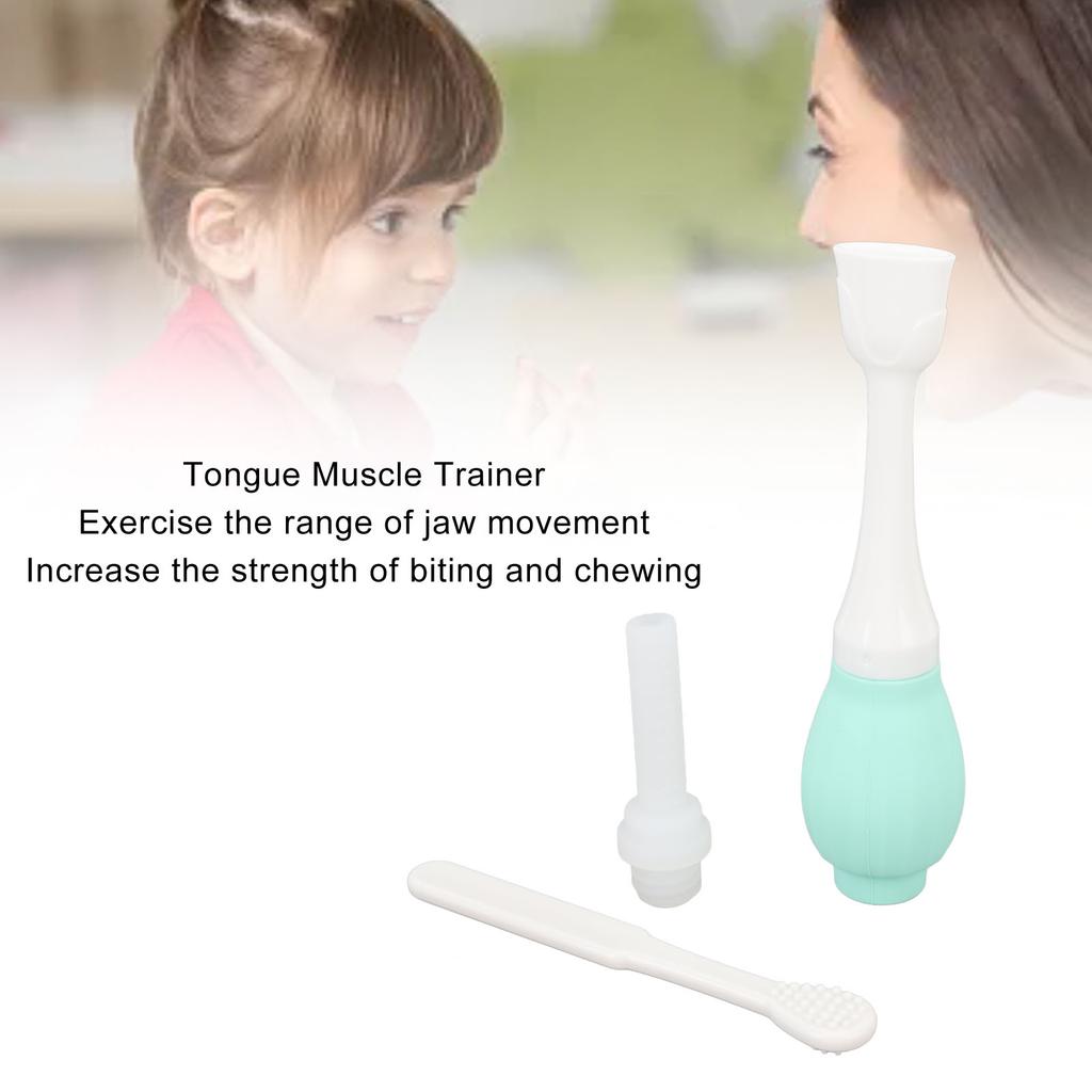 Entraîneur de muscle de la langue en silicone améliore la clarté de la parole portable oral lèvres entraîneur de récupération musculaire pour enfants
