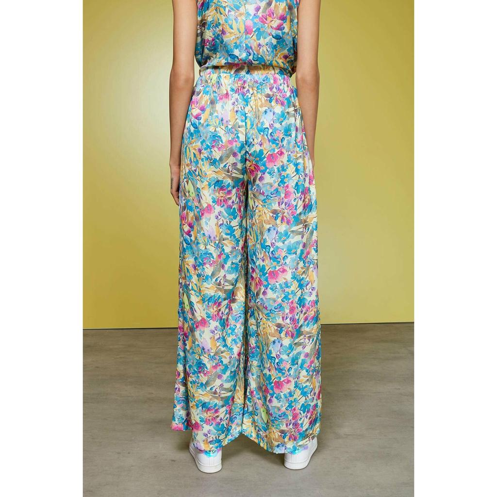 Pantalón Palazzo Estampado Floral Verde Menta comprar a buen precio —  entrega gratuita, reseñas reales con fotos — Joom