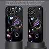Colorful Bubble Pattern 2D Phone Case for iPhone 17 16 15 14 13 12 11 X XR XS Max Pro 8 plus - Glass Protective Cover