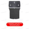 For Tesla Model Y Juniper 2025 2026 TPE Car Front Rear Trunk Mat Waterproof Wear-resistant All Weather Trunk Mats Backrest Mats