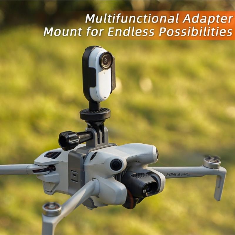 Lightweight Camera Mount Top Carry Expansion Mount Bracket for Mini 4 Pro Cameras Light Mount with 1/4Screw