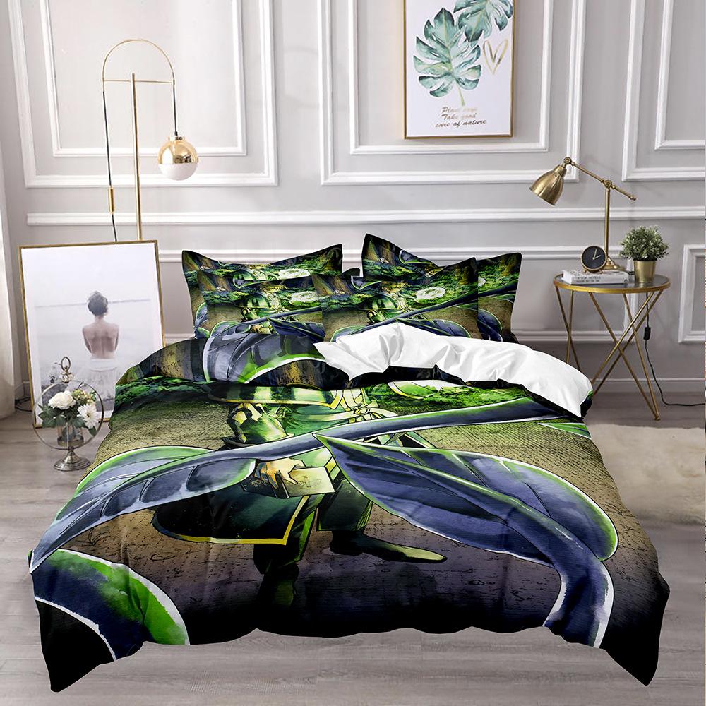 

The Buried Florian Quilt Three-Piece Digital Printing cover 90 * 200 + and 50 * 75 * 1