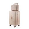 Sturdy 5-Wheel Lightweight Suitcase with Large Capacity & Combination Lock