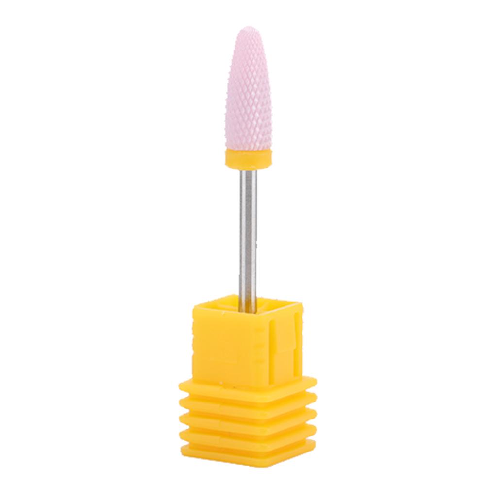 5 Types Ceramic Cylinder Shape Grinding Head Nail Drill Bit for Nail  Polishing Manicure Tools