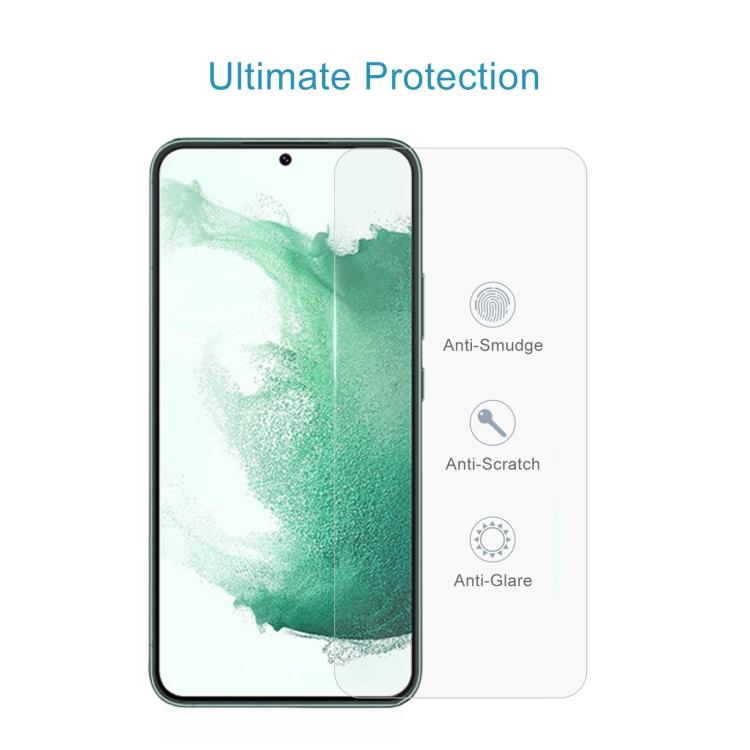 For Samsung Galaxy S23+ 5G 0.26mm 9H 2.5D Tempered Glass Film, Fingerprint Unlocking Is Not Supported