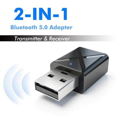 Émetteur et récepteur USB Bluetooth 5.0: Adaptateur audio sans fil 2 en 1 pour téléviseur, ordinateur et voiture