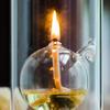 Fuels Refillable Glass Oil Candle Tornados Styles Candle Holders Outdoor/Indoor Lantern Dining,Emergency Lighting