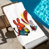 fahion funny cute cat M-Merle Goll art Towel Beach Quick Dry Soft Pool Towels Gift for Travel Gym Shower Camping sports