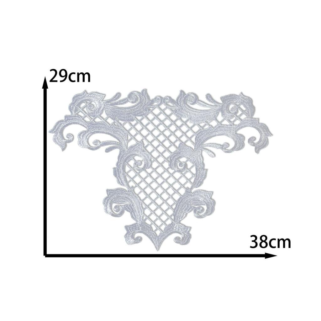 Honeysuckle Pattern Embroidery Diy Handmade Accessories Hot Stamping Decal Patch Stage Opera Ancient Costume Clothing Accessories