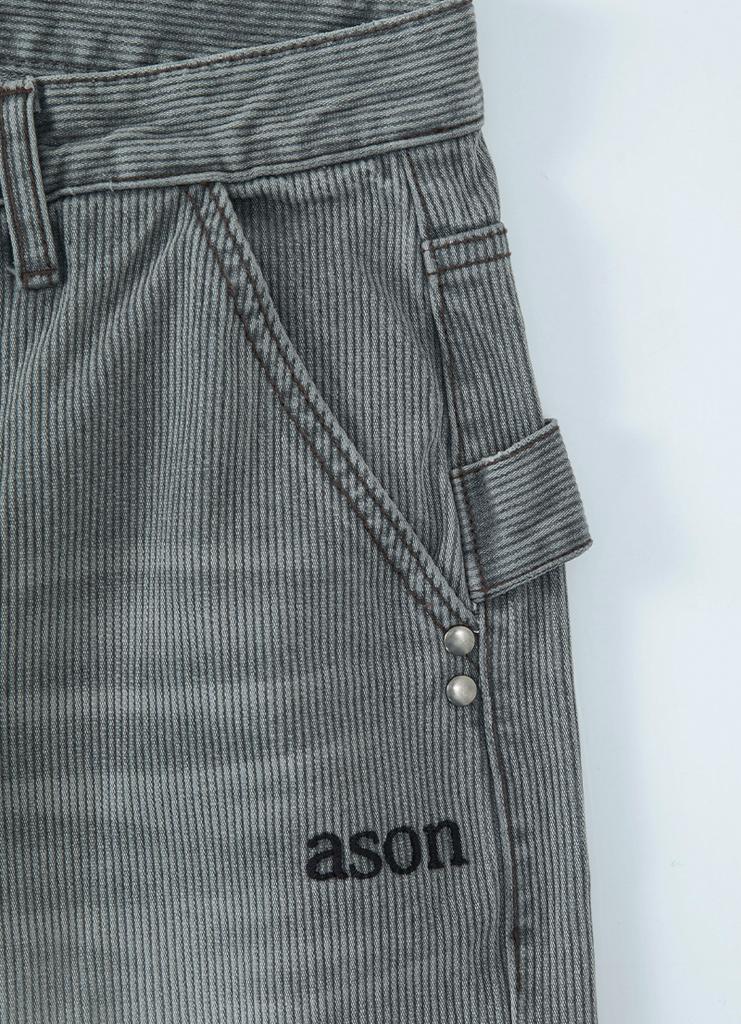Aejeuon Echo Carpenter Pants / Gray