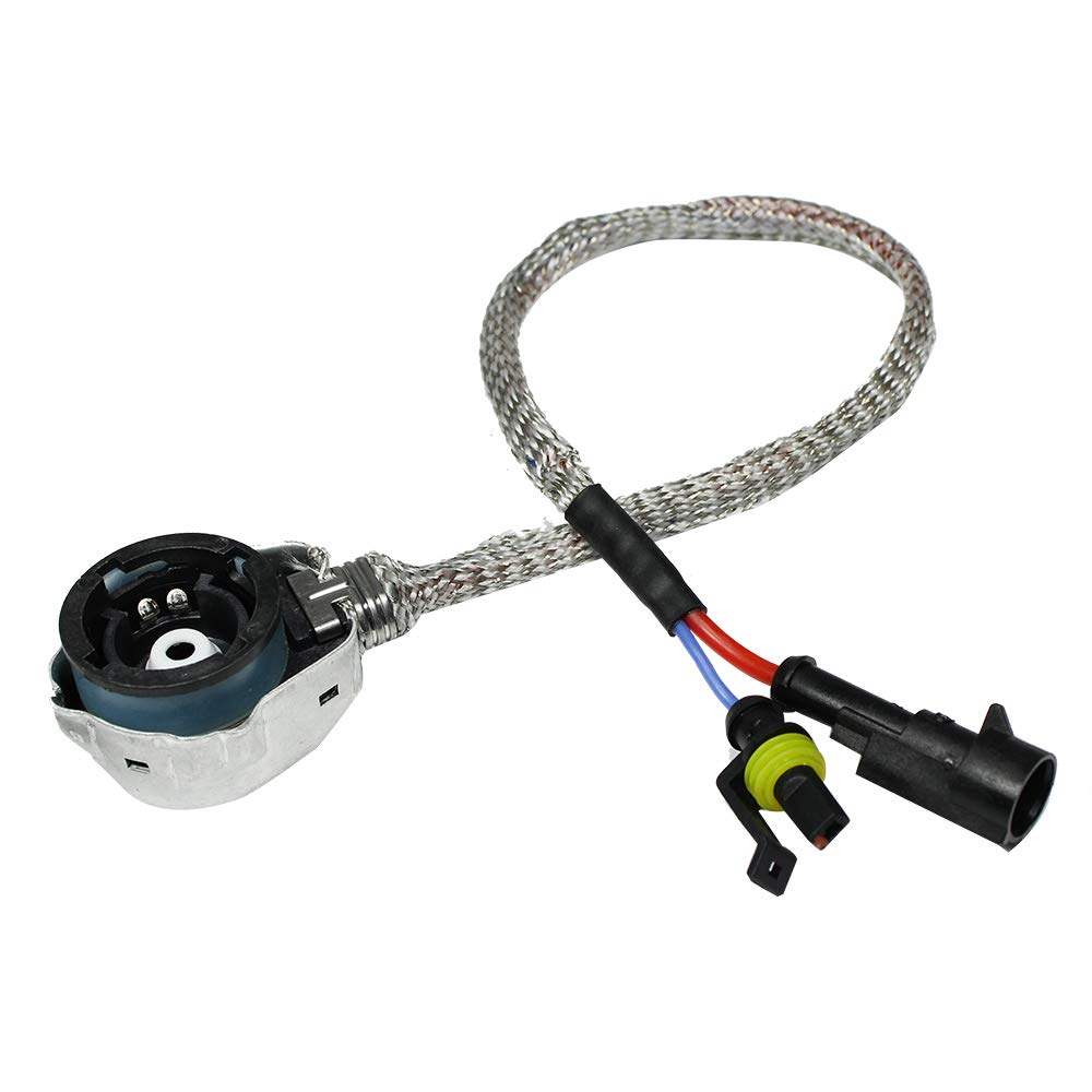 YUNPICAR D2/D4 Series Universal Replacement Cable, Genuine Repair Kit, Adapter, Compatible with 35W/55W Ballasts,
