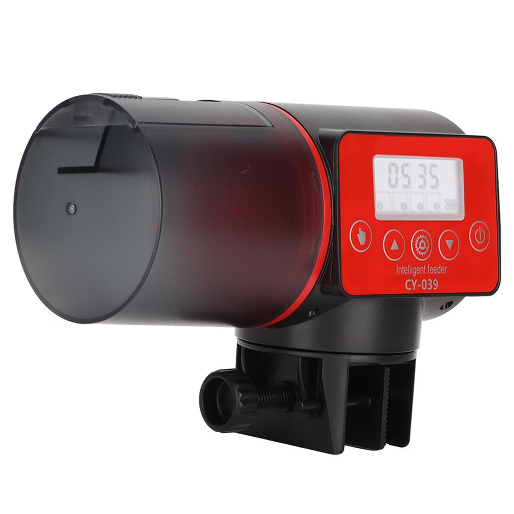 200ml Automatic Aquarium Fish Feeder Adjustable Multifunctional Electric Fish Food Dispenser for Fish Tank Aquarium