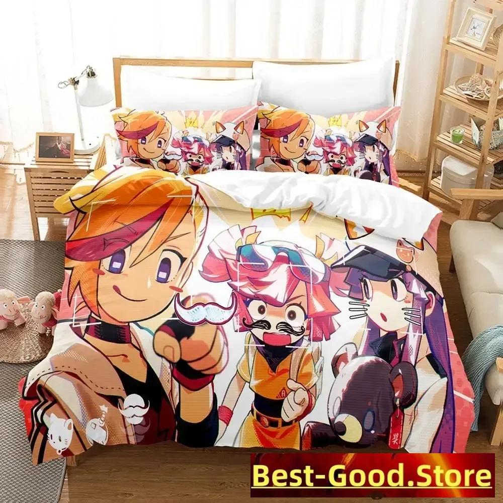 Muse Dash Bedding Set Single Twin Full Queen King Size Bed Set Adult Kid Bedroom Duvetcover Sets Anime Parure De Lit Bed
