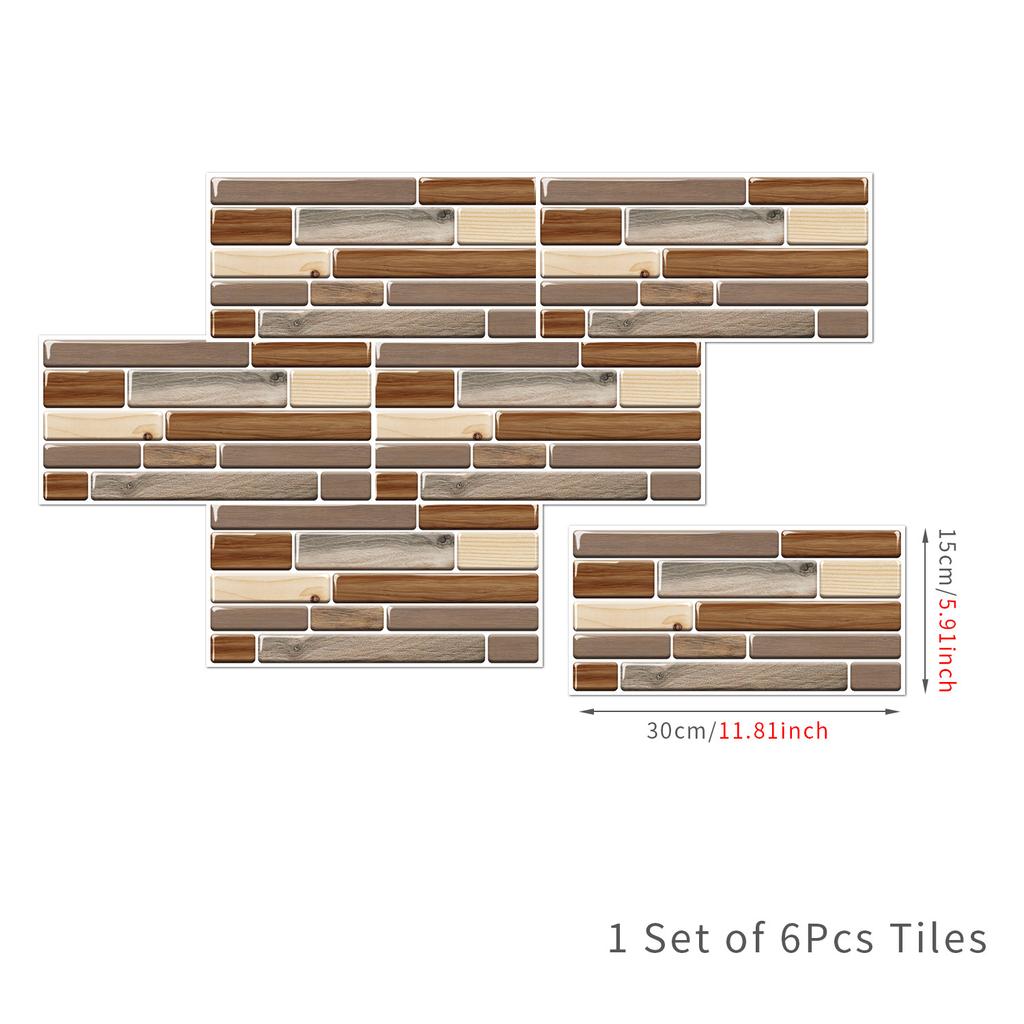 European Retro Classic Wall Sticker Self-Adhesive Waterproof And Oil-Proof Kitchen Bathroom Rental Room Renovation Tile Sticker