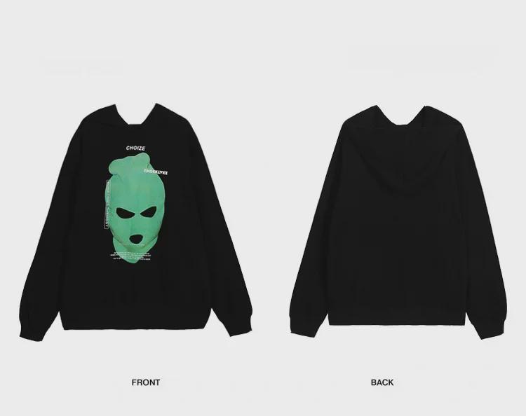 Men's Cross-Border High Street Trend Oversized Hoodie – Autumn/Winter Hong Kong Style