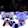 Adorable Indigo Park Plush Purple Raccoon With Soft Short Plush Material